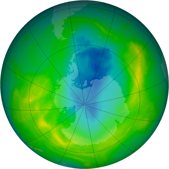 Ozone Map 1988-11-07